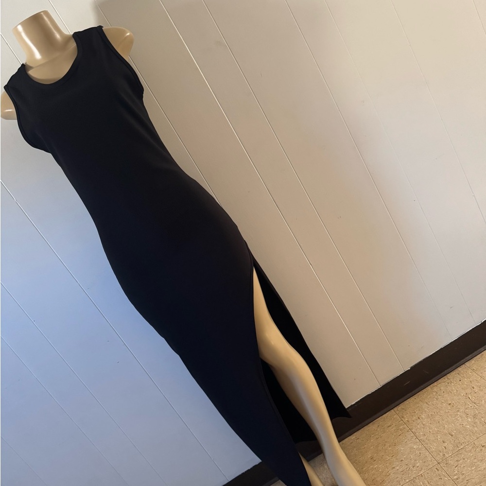 Open back slit maxi Dress size large - Picture 3 of 6